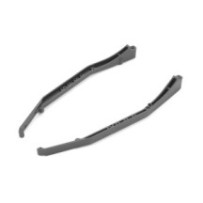 Xray composite elevated side braces l+r - long - graphite X321255-g