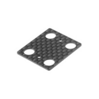 Xray carbon plate for front lower arm mount 1mm X322309