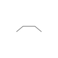 Xray xb2 anti-roll bar front for bridge upper deck - 1.0 mm X322490
