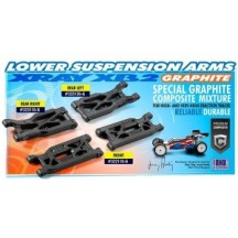 Xray composite suspension arm rear lower right - graphite X323110-g