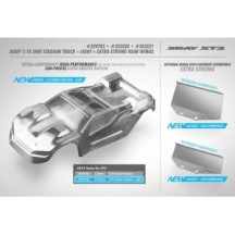 Xray xt2 lexan rear wing - high X323520