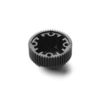 Xray composite gear differential case with pulley 53t - lcg - narrow - graphite X324955-g