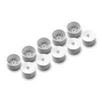 Xray 2wd/4wd rear wheel aerodisk with 12mm hex ifmar - white - hard (10) X329901-h