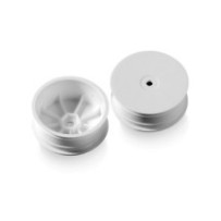 Xray 2wd front wheel aerodisk with 12mm hex ifmar - white - hard (2) X329910-h