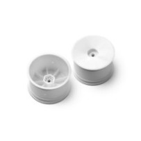 Xray 2wd/4wd rear wheel aerodisk with 12mm hex ifmar - white - hard (2) X329913-h