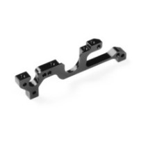 Xray alu lower bulkhead front - left - black - swiss 7075 t6 X332028