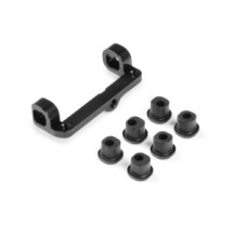 Xray alu upper arm holder - right - black - swiss 7075 t6 - set X332733