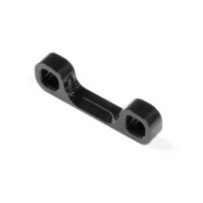 Xray alu rear lower 1-piece suspension holder - front - black - rf X333714