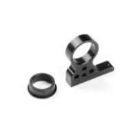 Xray alu 2-speed holder - black - swiss 7075 t6 - set X334025