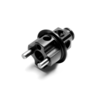 Xray alu lightweight brake disk adapter black - swiss 7075 t6 X334142