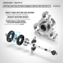 Xray alu ultra-lightweight drive flange with one-way bearing - 7075 t6 X335532