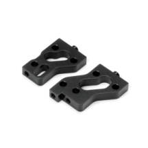 Xray alu radio plate mounts - black - swiss 7075 t6 (l+r) X336233