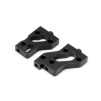 Xray alu radio plate mounts - black - swiss 7075 t6 (l+r) X336233
