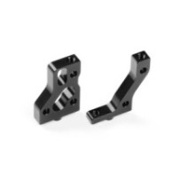 Xray alu radio plate mounts - black - swiss 7075 t6 (l+r) X336234
