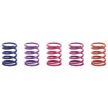 Xray spring set d1.7 (28lb) violet c 4.0 - medium - rear (2) X338296