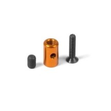 Xray alu exhaust wire mount - orange X338741