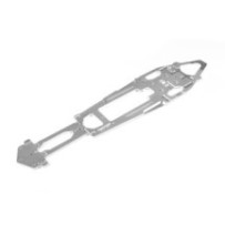 Xray chassis 5mm - cnc machined - swiss 7075 t6 X341108