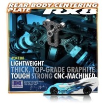 Xray graphite rear body centering plate - set X341381