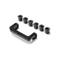 Xray alu upper arm holder right - swiss 7075 t6 - set X342033