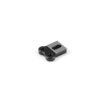 Xray alu adjustable upper servo saver arm plate narrow - swiss 7075 t6 - black X342512-k