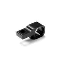 Xray alu lower front suspension holder (1) - black - 7075 t6 X342712