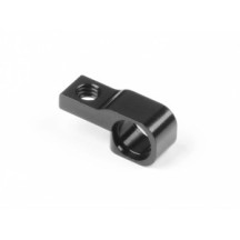 Xray alu lower front suspension holder (1) - black - 7075 t6 X342713