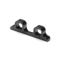 Xray alu rear lower suspension holder - front - rf - black - 7075 t6 X343713