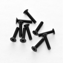 Tornillos M3x15 mm cabeza plana Hobao H31315
