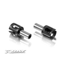 Xray front one-way axle outdrive adapter - lightweight (2) X345071
