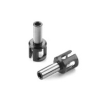 Xray front one-way axle outdrive adapter 27mm - lightweight (2) X345072