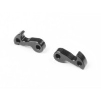 Xray alu front wheel lock - swiss 7075 t6 - black (2) X345260-k