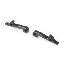 Xray alu rear wheel lock - swiss 7075 t6 - black (2) X345360-k