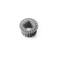 Xray low friction composite 2-speed belt pulley 20t - center - graphite X345820-g