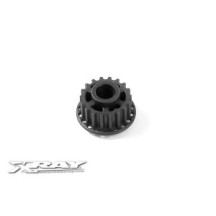 Xray composite front belt pulley 18t o6 - center X345858