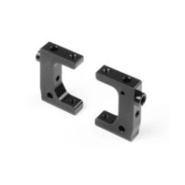 Xray alu radio plate mount - black - swiss 7075 t6 (2) X346234