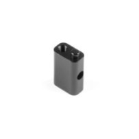 Xray X8 alu roll-over bar holder - black - swiss 7075 t6 X346330