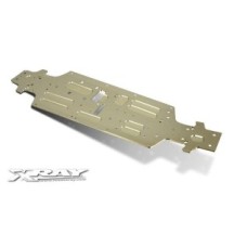 Xray xb808 alu chassis long - swiss 7075 t6 (3mm) - hard coated X351103