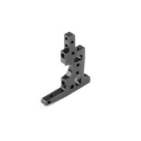 Xray gt alu front bulkhead - left - swiss 7075 t6 X352011