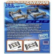 Xray xb808 alu front lower susp. holders set swiss 7075 t6 (7mm) X352303
