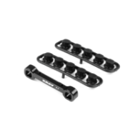 Xray gt'22 alu front lower susp. holder - front - square adj. roll-c. X352325