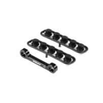 Xray gt'22 alu front lower susp. holder - rear - square adj. roll-c. X352326