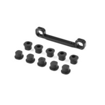 Xray xb8 alu front upper arm holder for semi-split bulkhead X352334
