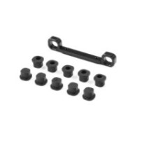 Xray xb8 alu front upper arm holder for semi-split bulkhead X352334