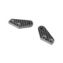 Xray xb8 carbon steering plate - 2 dots (1+1) X352367