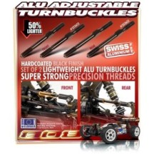 Xray alu adj. turnbuckle 64mm m5 l/r - swiss 7075 t6 (2) X352632