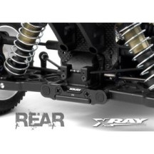 Xray xb808 alu rear lower susp. holders set- square adj. roll-cen X353304