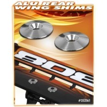 Xray alu rear wing shim (2) X353561