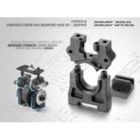 Xray center diff mounting plate set - graphite X354010-g