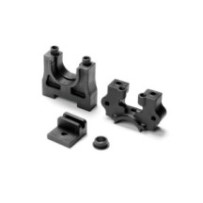 Xray center diff mounting plate set - higher - graphite X354011-g