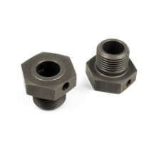 Xray alu wheel axle offset +2mm hard coated (2) X355252